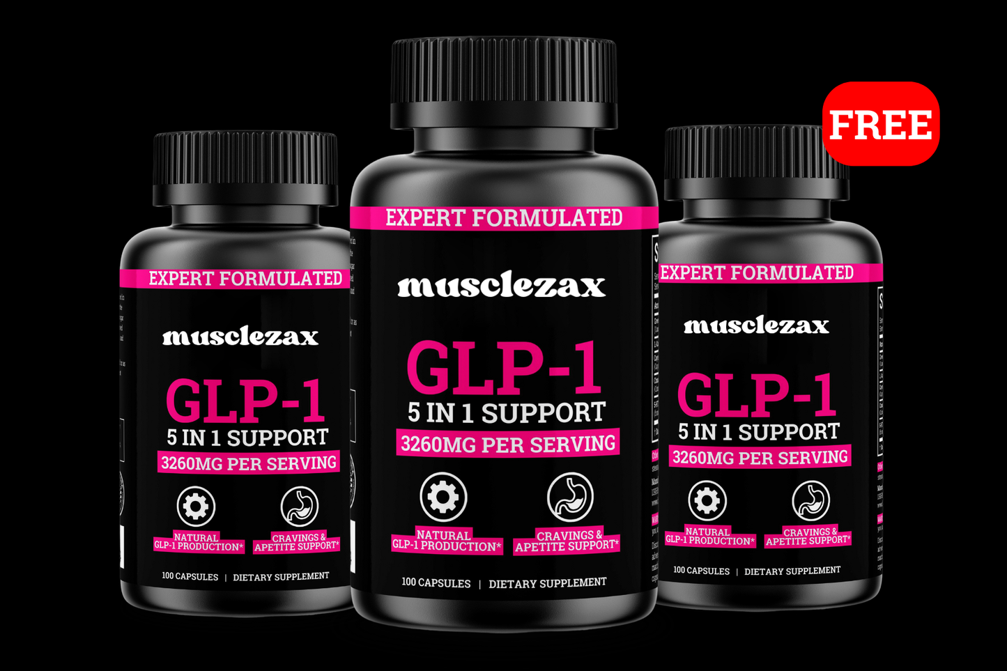 GLP-1 5-IN-1 Support 3260 MG | Ozempic's Killer