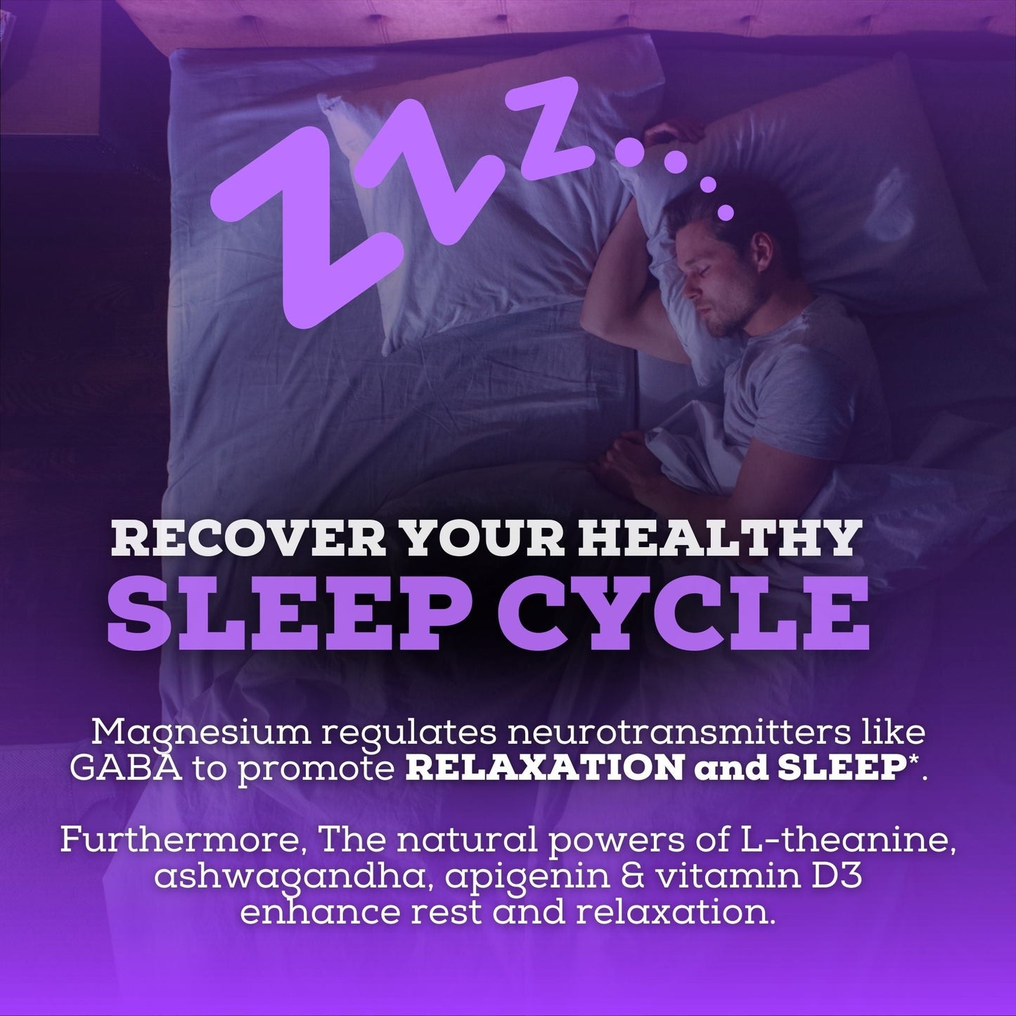 Magnesium Sleep Aid 1695 MG | Melatonin-Free