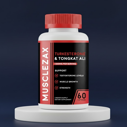 Musclezax® Turkesterone & Tongkat Ali | 1000MG | (Max Purity)