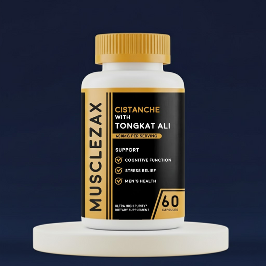 Musclezax® Cistanche Tubulosa 200mg & Tongkat Ali 400mg (Max Purity)