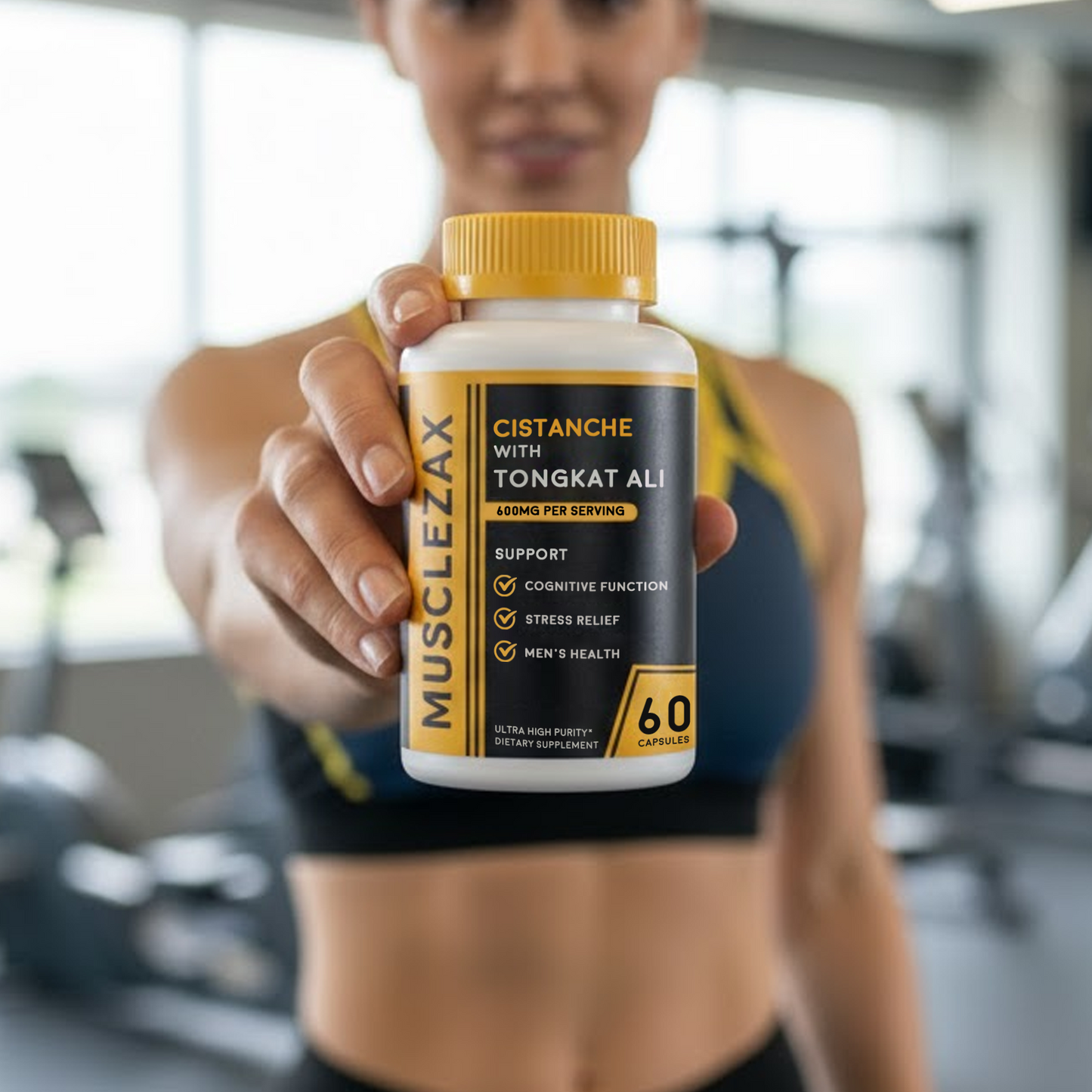 Musclezax® Cistanche Tubulosa 200mg & Tongkat Ali 400mg (Max Purity)