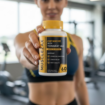 Musclezax® Cistanche Tubulosa 200mg & Tongkat Ali 400mg (Max Purity)