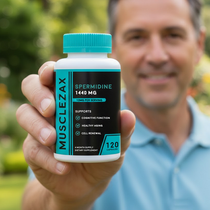 Musclezax® Spermidine 1440MG | 12MG Per Capsule | 4 Month Supply