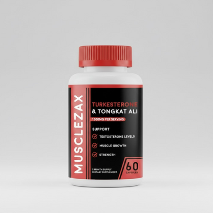 Musclezax® Turkesterone & Tongkat Ali | 1000MG | (Max Purity)