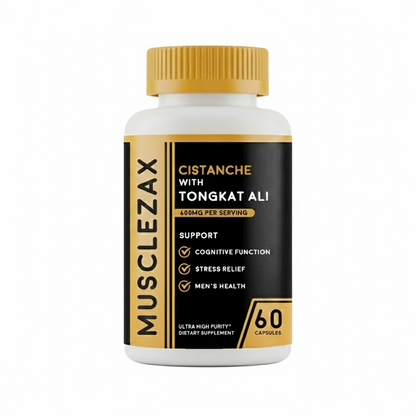 Musclezax® Cistanche Tubulosa 200mg & Tongkat Ali 400mg (Max Purity)