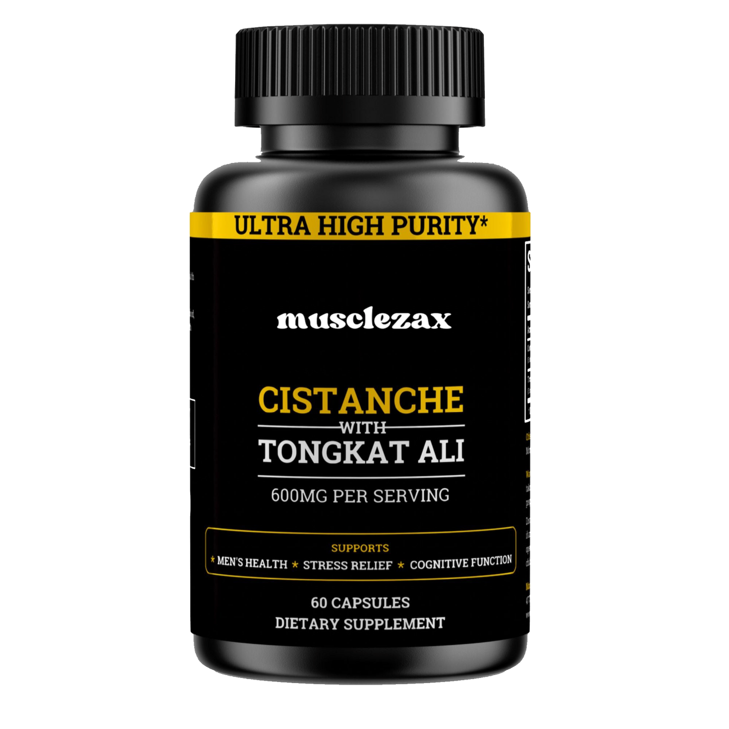 Cistanche Tubulosa 200mg & Tongkat Ali 400mg (Max Purity)