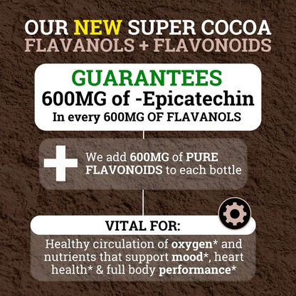 Supercharged Cocoa Flavanols 1200MG