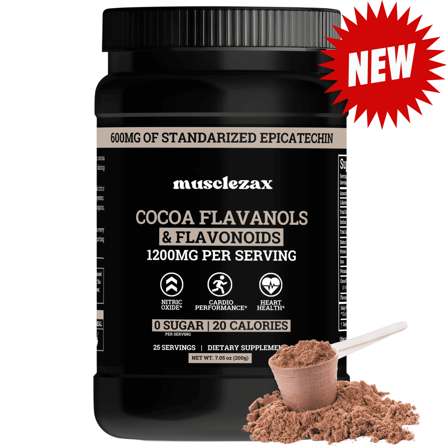 Supercharged Cocoa Flavanols 1200MG